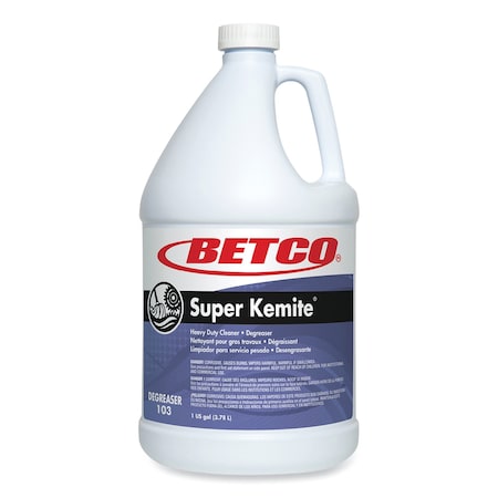 Super Kemite Butyl Degreaser, Cherry Scent, 1 Gal Bottle, 4PK